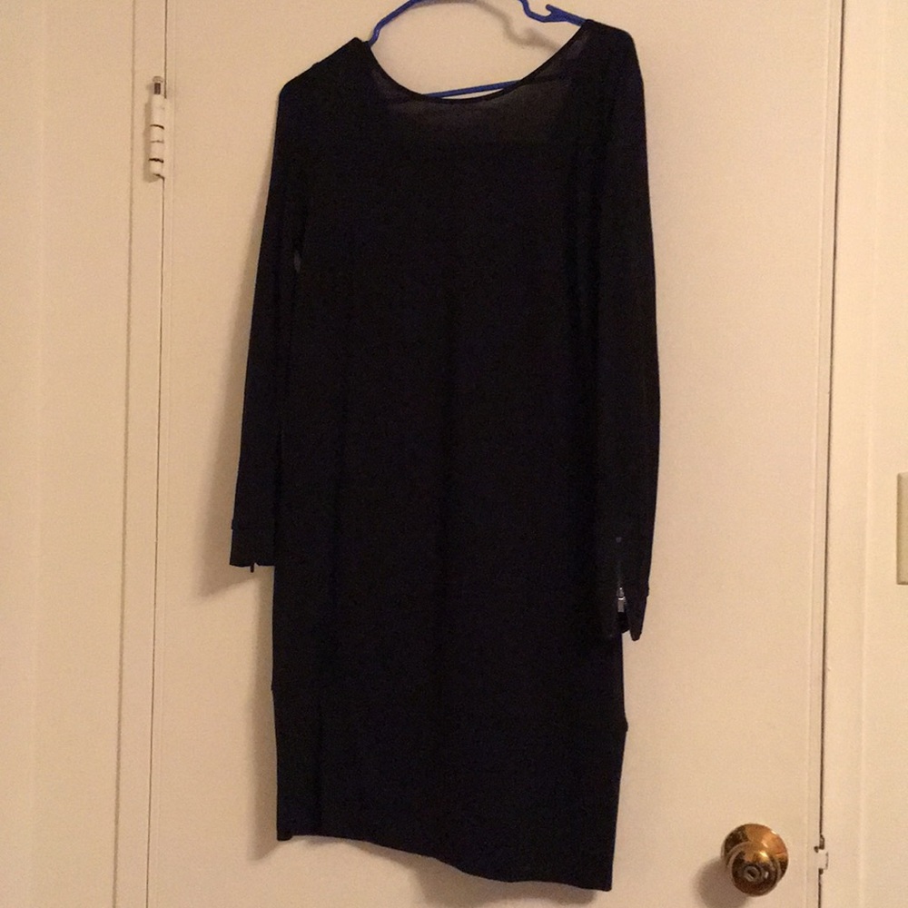 Black work dress